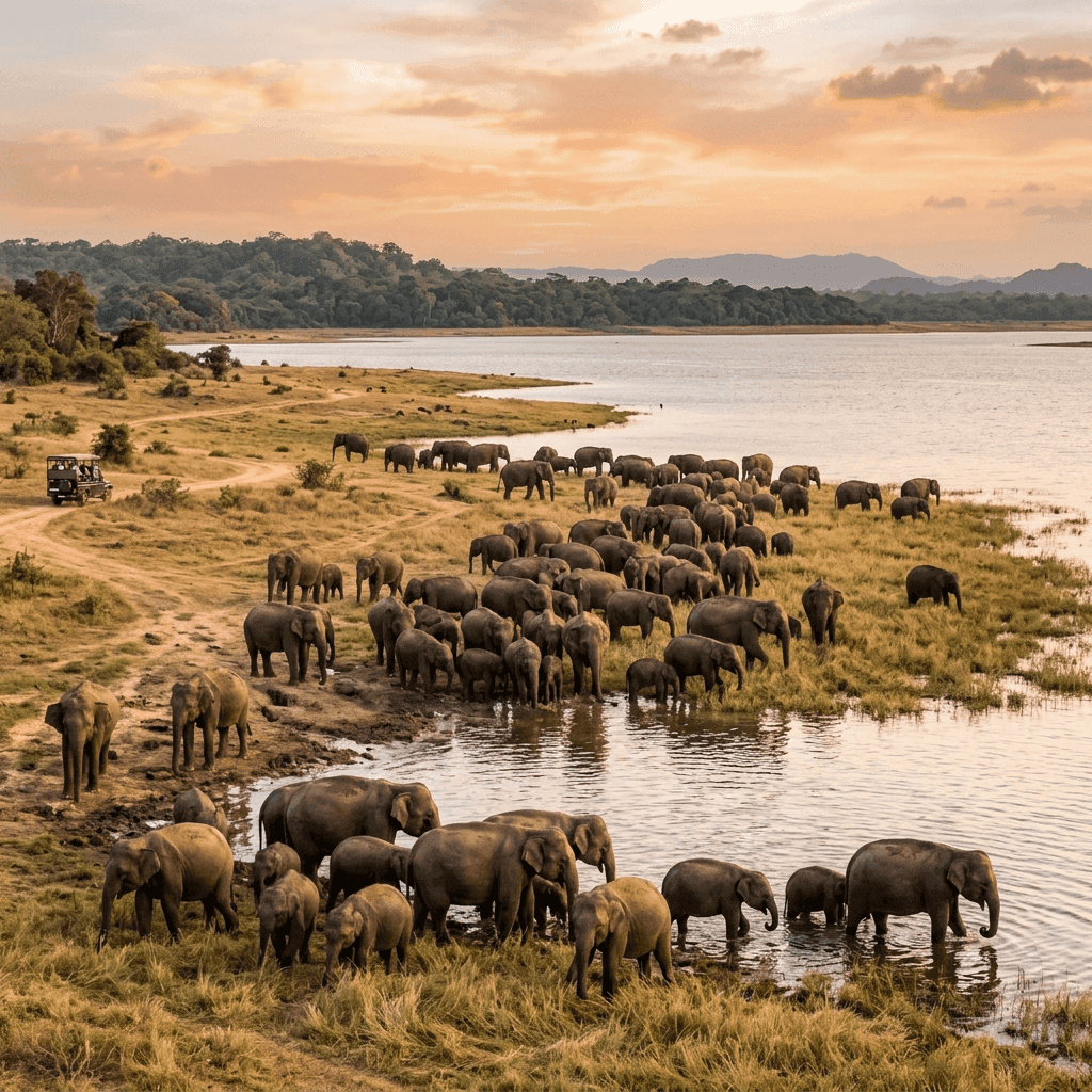 The Elephant Gathering at Minneriya Gallery 1