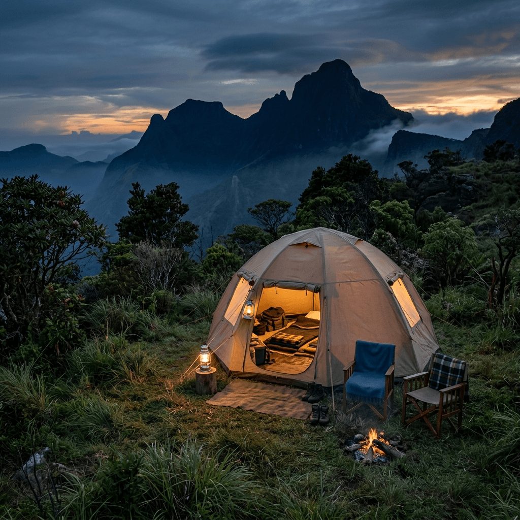 Wilderness camping in Sri Lanka
