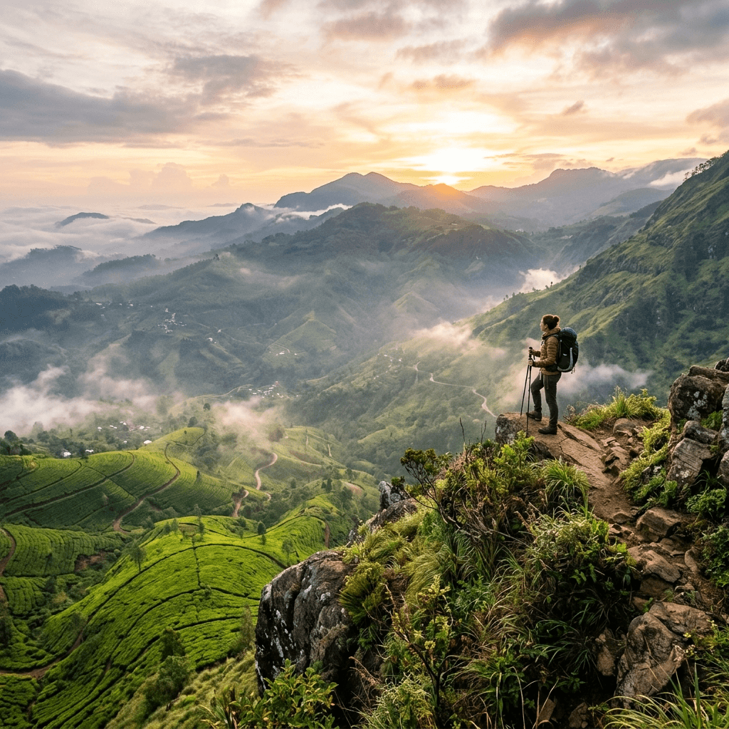 Highland hiking in Sri Lanka